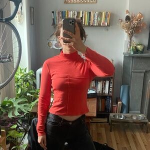 Eckhaus Latta Lapped Baby Turtleneck